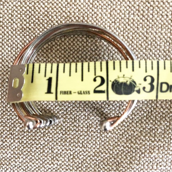 Tri-Tone Bangle Cuff - Picture 7 of 7